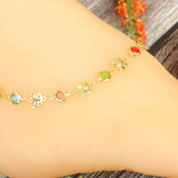 "Elegant Handmade Anklet – Delicate Jewelry for Women, MAR091568 - Picture 2 of 10